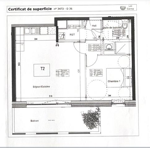 Appartement
         2 pièces
        - 48 m² Exclusivité 145 000 € *