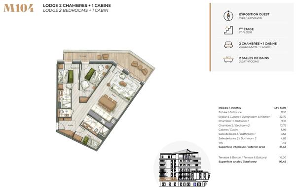 Appartement à vendre à Tignes (73320) - Savoie