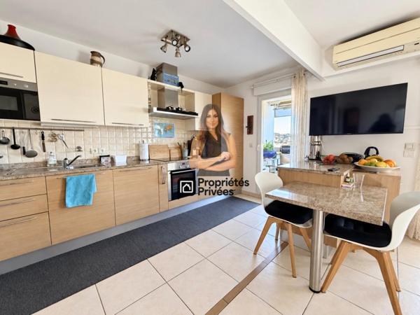 Appartement Cannes Croix des gardes 4 pièces 90 m2 2 terrasses, garage