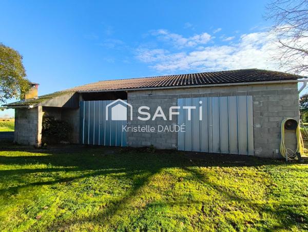 Maison familiale au calme - 4 chambres - garage - hangar 85 m²-