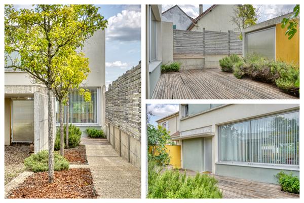 Saint-Ouen-l'Aumône (95310) Maison d’Architecte Contemporaine avec Jardin Arboré