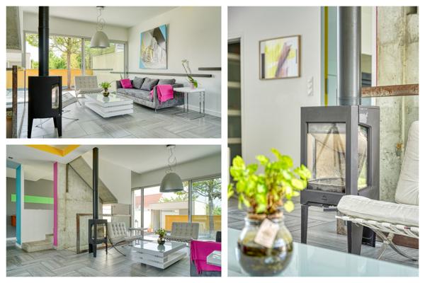 Saint-Ouen-l'Aumône (95310) Maison d’Architecte Contemporaine avec Jardin Arboré