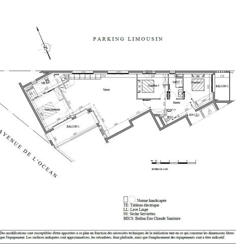 Appartement PMR 3 chambres au cœur de La Palmyre, à 1 km de la plage