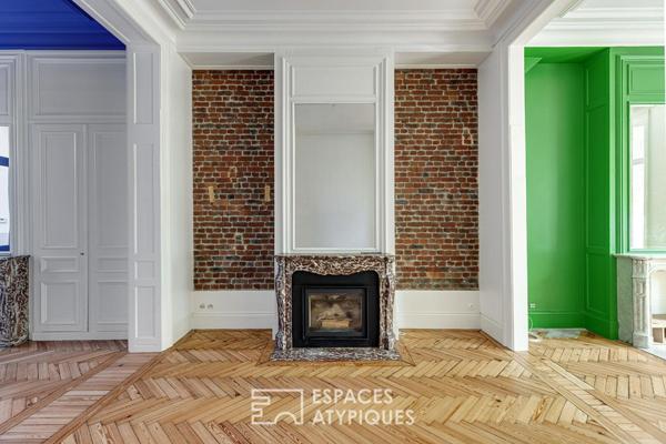 Appartement au coeur d’une maison bourgeoise face à un parc