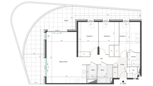 Appartement à vendre 4 pièces 92 m² Grésy-sur-Aix