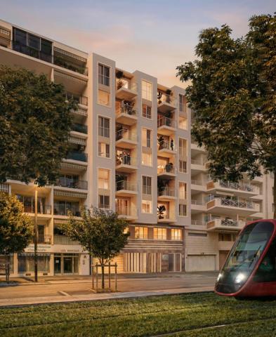 Nice – Californie -  Nouvelle résidence avec échappées mer -Dernier 2P appartement