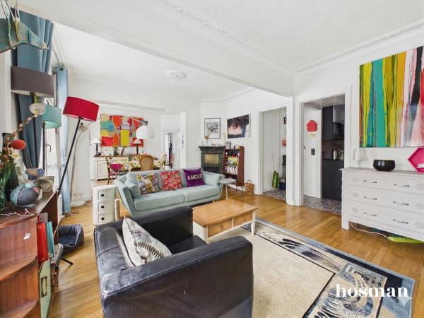 Appartement 4 pièces de 101m2 avec double cave et double séjour - Rue Henri Dubouillon, Paris 20ème