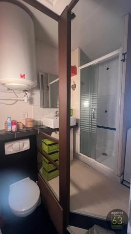 T3 de 48 m2, étage élevé, lumineux, grenier, vue Pariou,