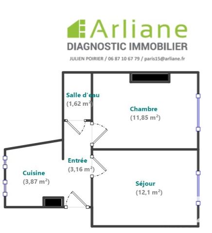 Appartement à vendre 2 pièces 33 m² Paris 18