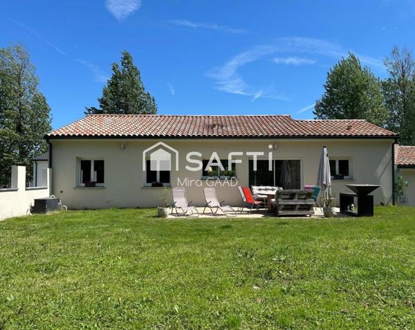 Maison T4 de 2022 avec grand jardin au calme