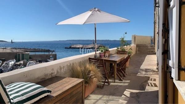 Malmousque - Cabanon 3P 50 m2 - Vue mer exceptionnelle