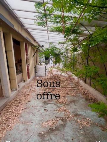 lot de 303m2,dont studio de 35m2 et Cave.Jardin