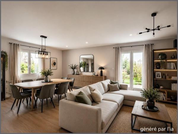 Idéalement située, en plein centre maison 4 chambres avec une vie de plain-pied