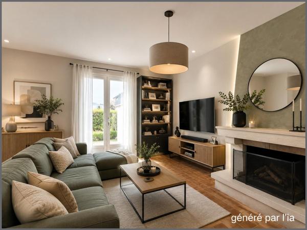 Idéalement située, en plein centre maison 4 chambres avec une vie de plain-pied