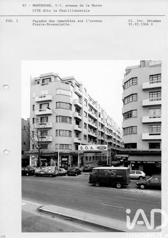 Appartement à vendre 1 pièce 19 m² Montrouge