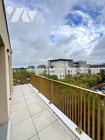 Les ponts de cé /ANGERS , Appartement neuf, livraison juin 2025, 67 m², situé au dernier étage