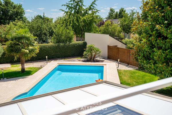 Maison ARCHITECTE 1993 Jardin Piscine Centre THOUARE sur LOIRE