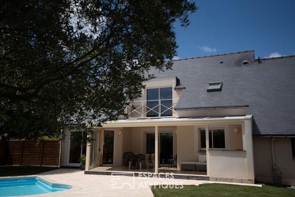 Maison ARCHITECTE 1993 Jardin Piscine Centre THOUARE sur LOIRE