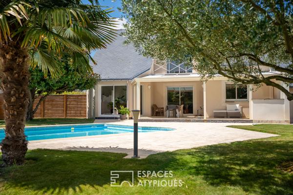 Maison ARCHITECTE 1993 Jardin Piscine Centre THOUARE sur LOIRE