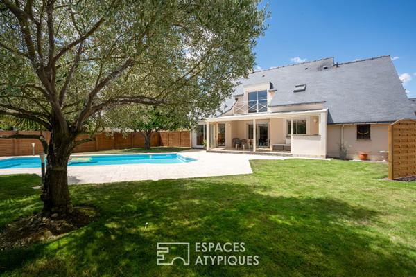 Maison ARCHITECTE 1993 Jardin Piscine Centre THOUARE sur LOIRE