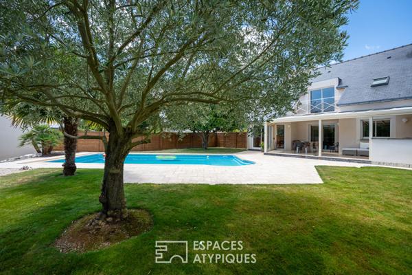 Maison ARCHITECTE 1993 Jardin Piscine Centre THOUARE sur LOIRE