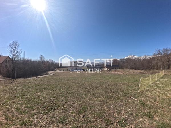 Terrain 510 m² viabilisé avec vue panoramique