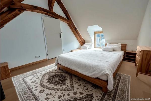 Longueville, maison en pierre, rénovée, 3 chambres plus dépendances