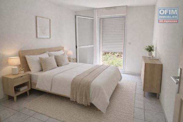 A vendre grand T2 avec jardin dans la residence les huppes de bourbon à La Montagne