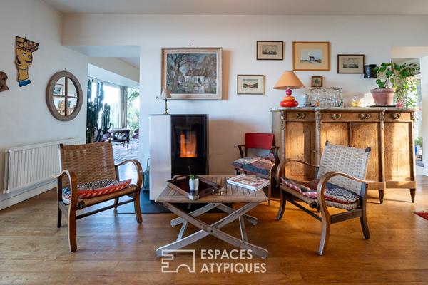 Maison vue mer panoramique