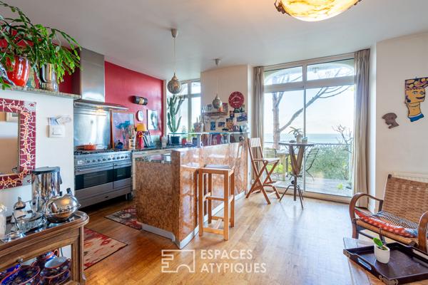 Maison vue mer panoramique