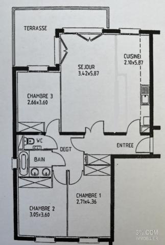 3%.COM - EXCLUSIVITÉ LAMPERTHEIM, F4 de 79,57m²,1 parking,1 garage,1 cave complètent ce bien. Lampertheim (67450)