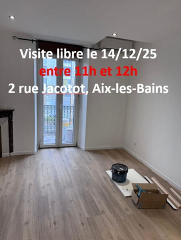 À louer T1 bis lumineux à Aix-les-Bains