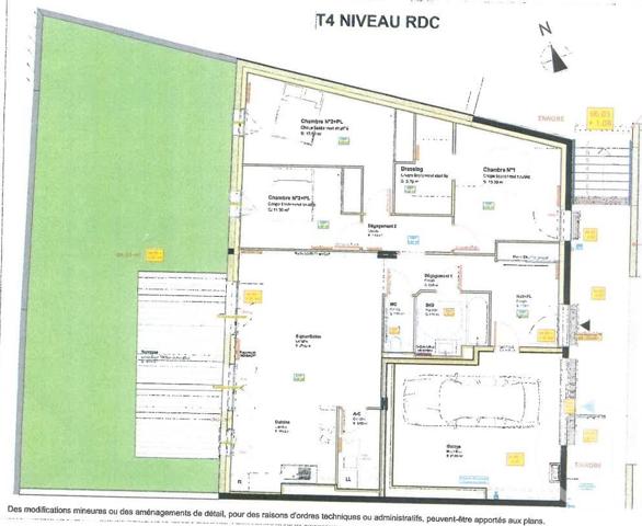 appartement à vendre  4 pièces - 108 m2 COMBOURG - 35