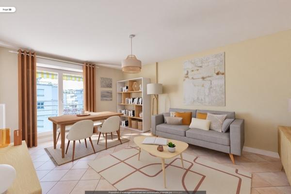 Appartement à vendre |  Lyon 08 |  3 pièces | 63 m²
