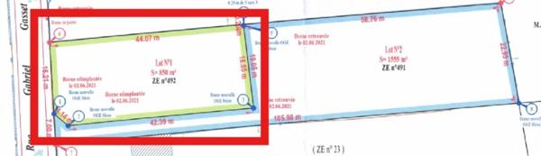 Terrain à vendre de 850,00 m² CHEMILLY SUR YONNE (89)