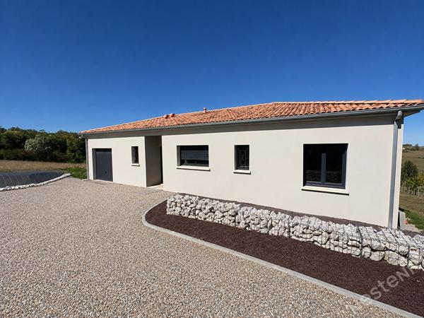 LAPLUME - A louer maison neuve de type 5 avec jardin, garage et terrasse