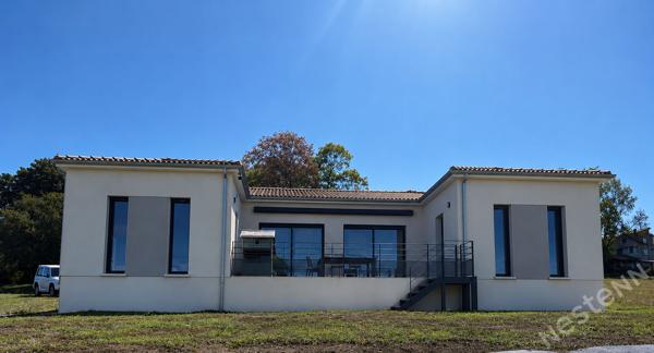 LAPLUME - A louer maison neuve de type 5 avec jardin, garage et terrasse