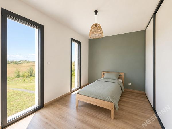 LAPLUME - A louer maison neuve de type 5 avec jardin, garage et terrasse