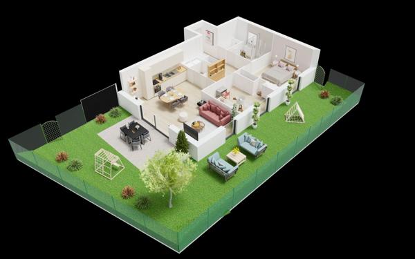 Appartement à vendre    3 pièces • 71,40 m2 Guilers