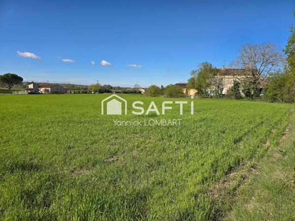 Terrain constructible de 1738 m² à 10 minute d'Albi