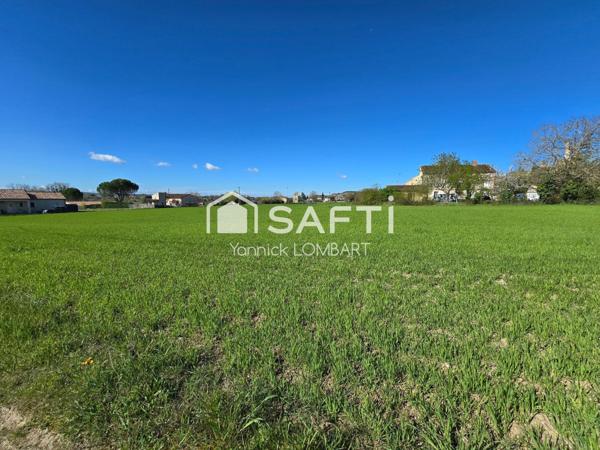 Terrain constructible de 1738 m² à 10 minute d'Albi