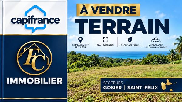 TERRAIN DE 750 M² – BELLE VUE MER & ENVIRONNEMENT PRIVILÉGIÉ