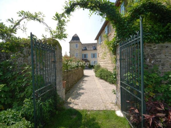 Maison de maître - Proximite oloron-sainte-marie - Réf.:205380 EXCLUSIVITE - TRES BELLE MAISON DE MAITRE EN PIERRES DU XVII EME SIECLE AVEC DEPENDANCES ET PISCINE - PRIX EN BAISSE -