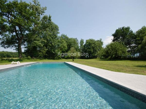 Maison de maître - Proximite oloron-sainte-marie - Réf.:205380 EXCLUSIVITE - TRES BELLE MAISON DE MAITRE EN PIERRES DU XVII EME SIECLE AVEC DEPENDANCES ET PISCINE - PRIX EN BAISSE -