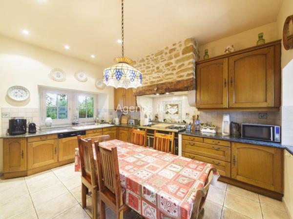 Maison de maître - Proximite oloron-sainte-marie - Réf.:205380 EXCLUSIVITE - TRES BELLE MAISON DE MAITRE EN PIERRES DU XVII EME SIECLE AVEC DEPENDANCES ET PISCINE - PRIX EN BAISSE -