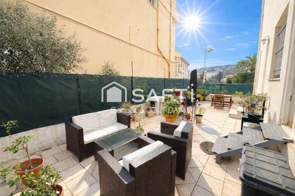 Rare ! Spacieux et élégant T2 avec terrasse de 42m2 - Libération