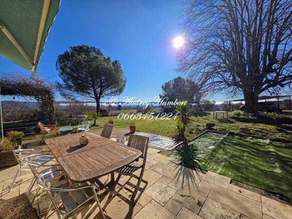 VILLENEUVE, Propriété  de 180 m²  + dépendances avec maison principale, T2 indépendant et grand potentiel sur 6900 m²