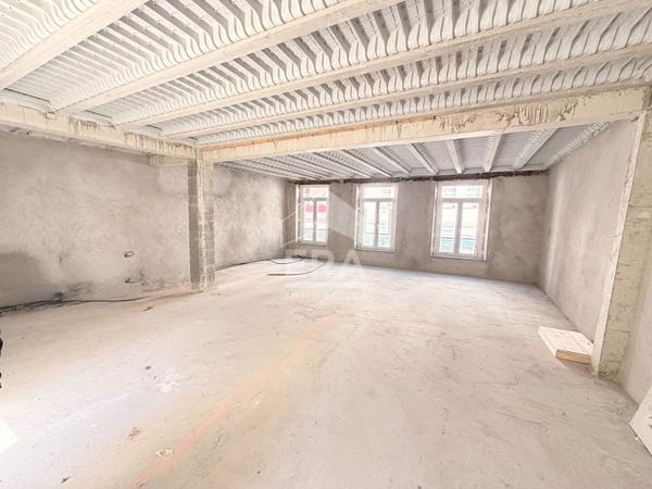 BOULOGNE SUR MER A VENDRE PLATEAU BRUT POUR APPARTEMENT T2 AVEC TERRASSE