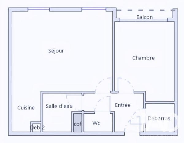 Appartement à vendre 2 pièces 43 m² Reims