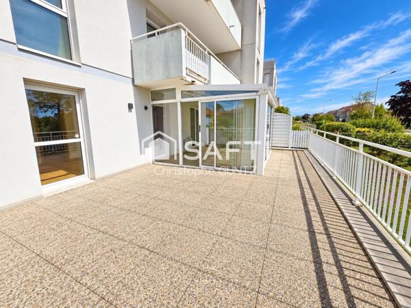 Appartement 3 pièces de 78 m² – Terrasse exceptionnelle de 45 m² et véranda de 20 m²